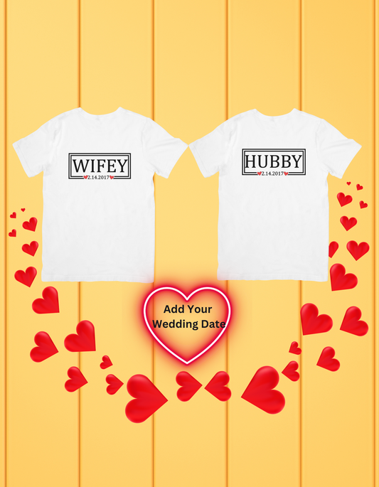 Anniversary-Hubby & Wifey T-Shirt Bundle